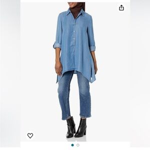 Zac and Rachel Denim Shirt Worn once Sz 1x